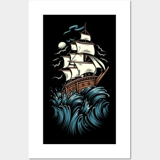 Sailor Gift Ship Sailing lover gift Posters and Art